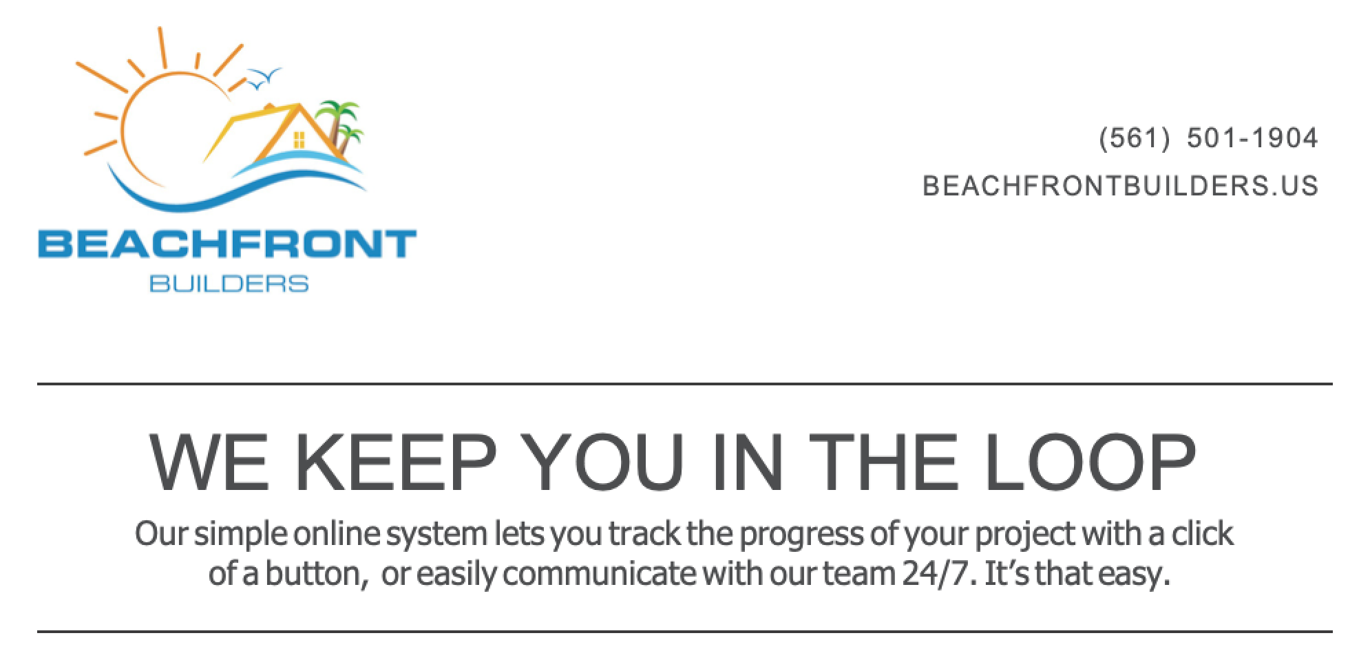 New Client Software Beachfront Builders — image 1