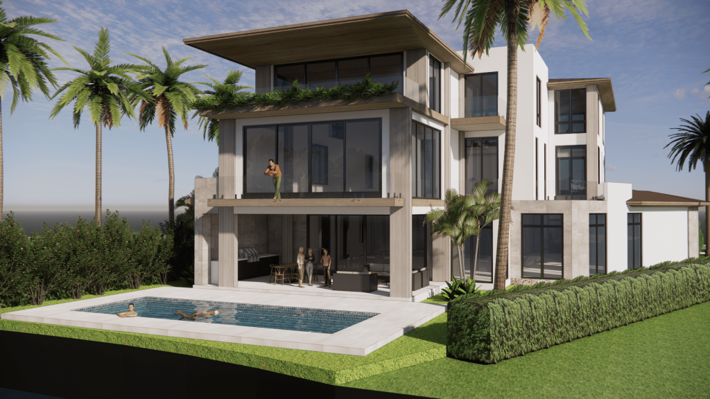 Seasage Drive, Delray Beach — custom home by Beachfront Builders (photo 2 of 8)