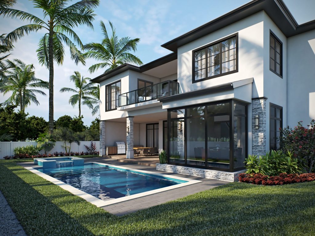 Chapel Hill, Boynton Beach — 5-bed, 4.5-bath custom home by Beachfront Builders